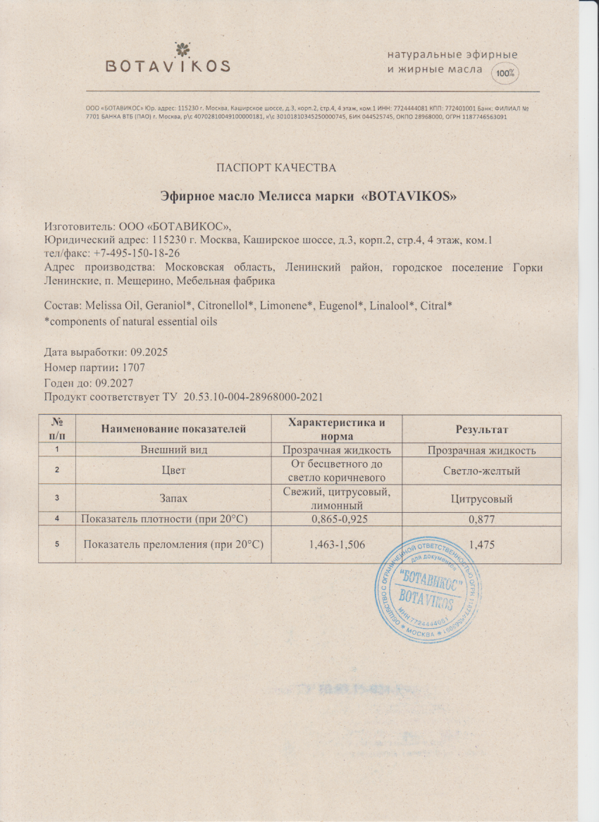 Паспорт №092025